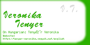 veronika tenyer business card